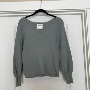 Abercrombie & Fitch Puff Sleeve Sweater